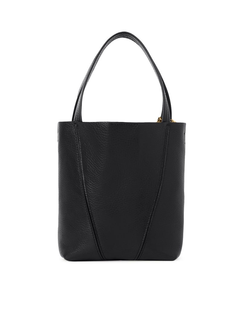 CHLOÉ SPIN SMALL TOTE BAG IN GRAINY LEATHER