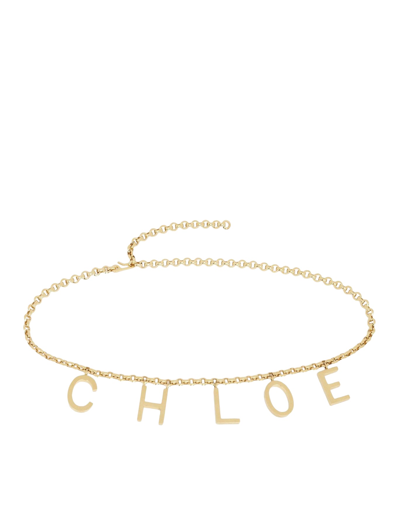 CHAIN BELT WITH LOGO