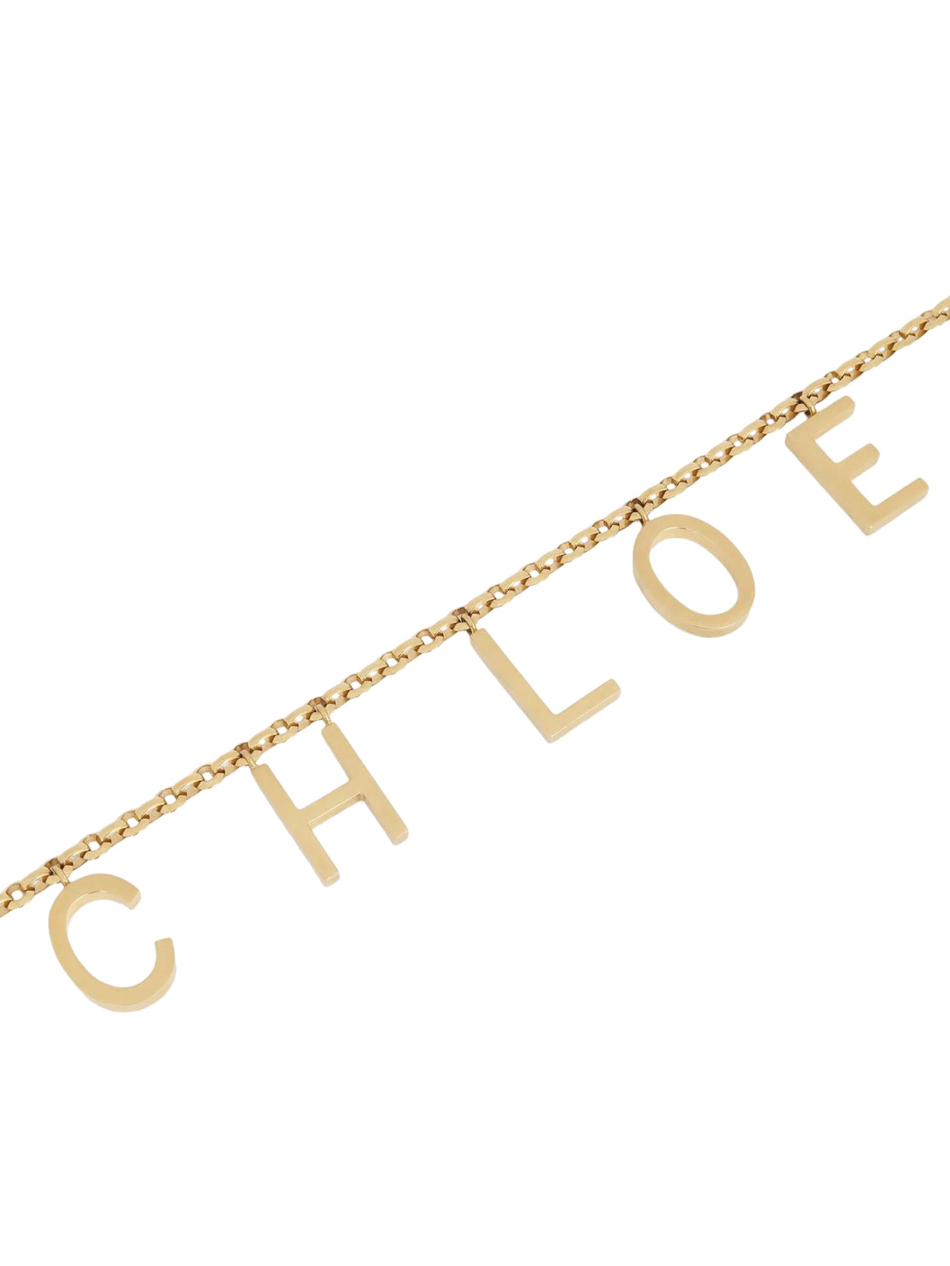 CHAIN BELT WITH LOGO