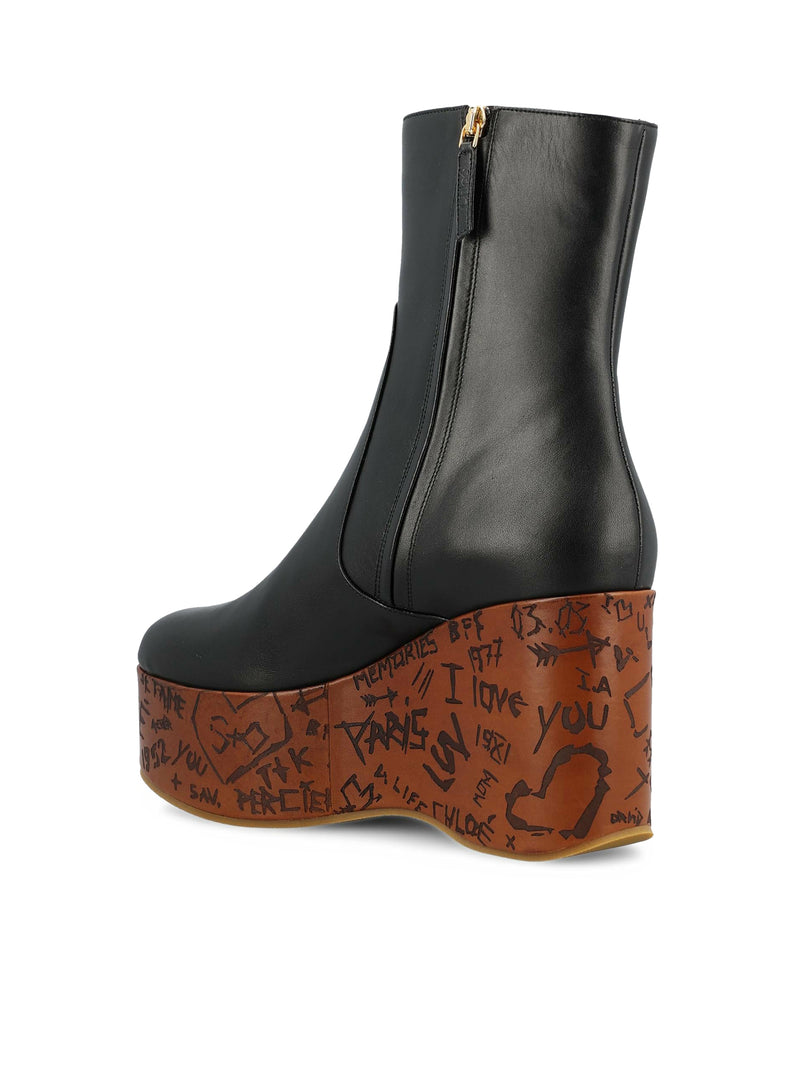 MAXIME WEDGE ANKLE BOOTS
