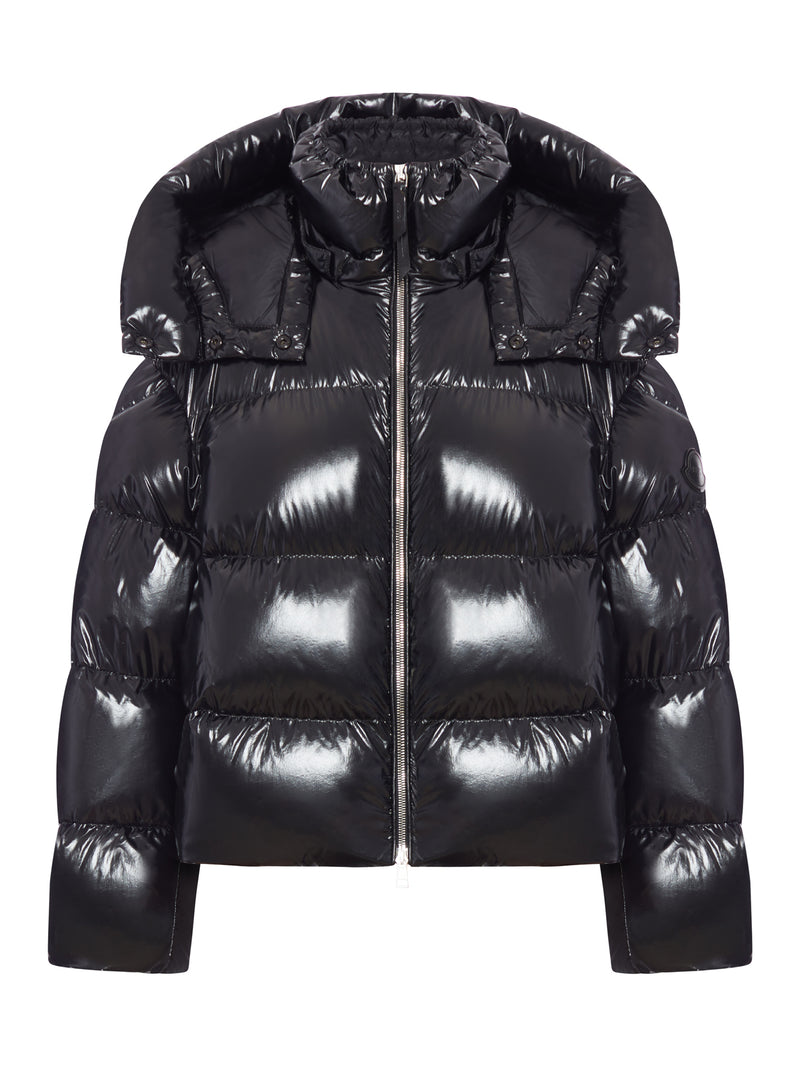 LOTHAR MONCLER X EE72 BY EDWARD ENNINFUL HOODED SHORT DOWN JACKET