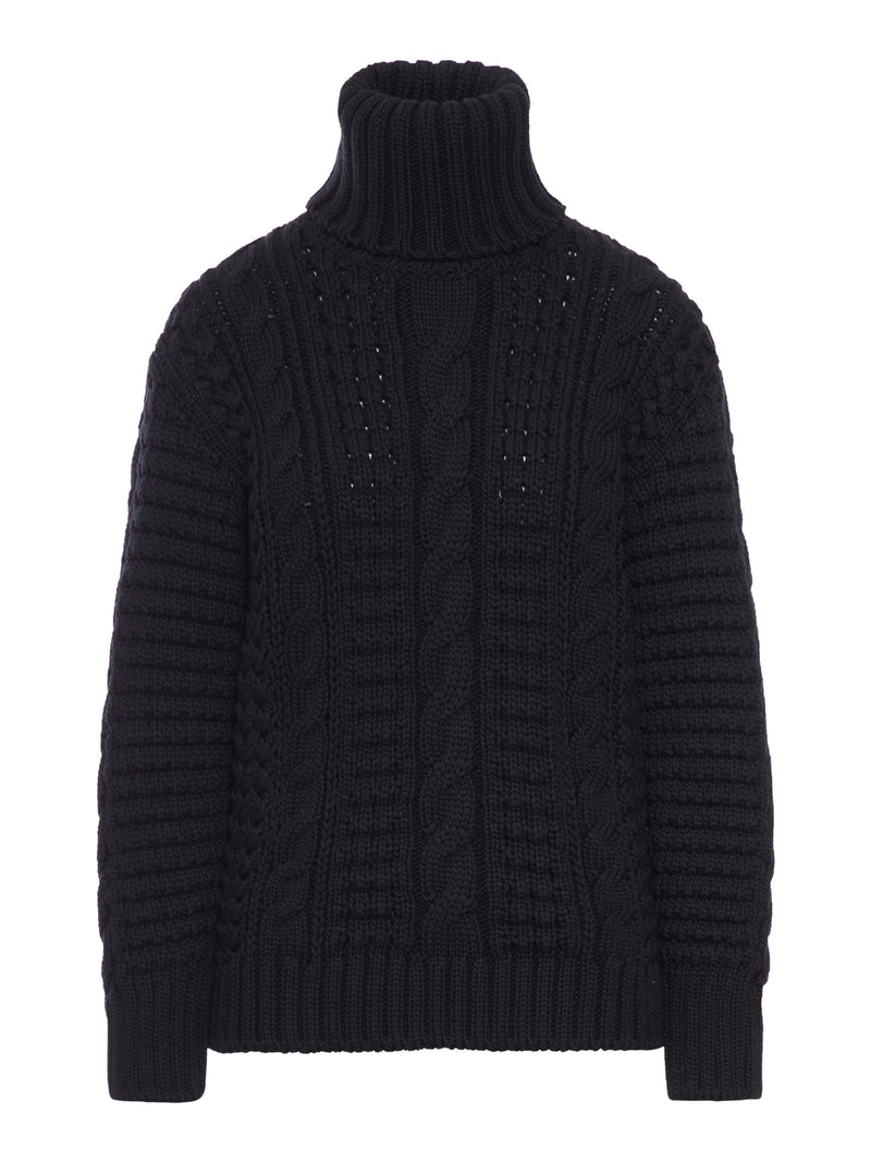 MONCLER X EE72 EDWARD ENNINFUL WOOL TURTLENECK SWEATER