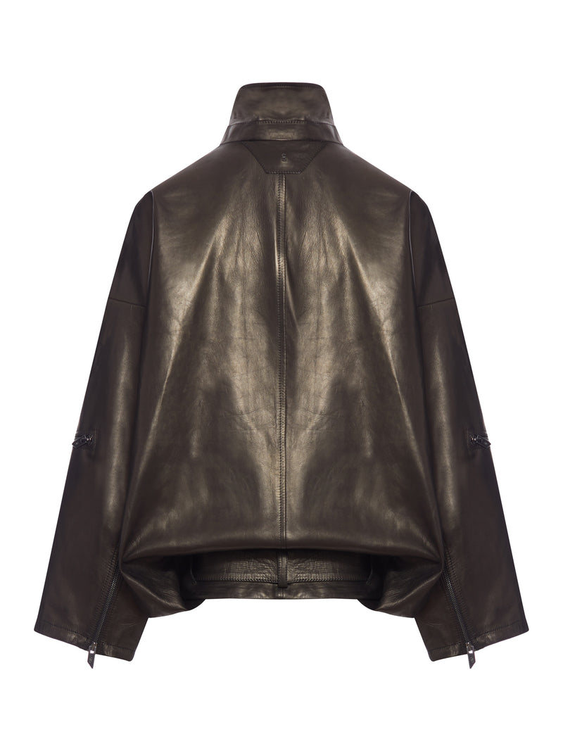 OVERSIZED LEATHER JACKET