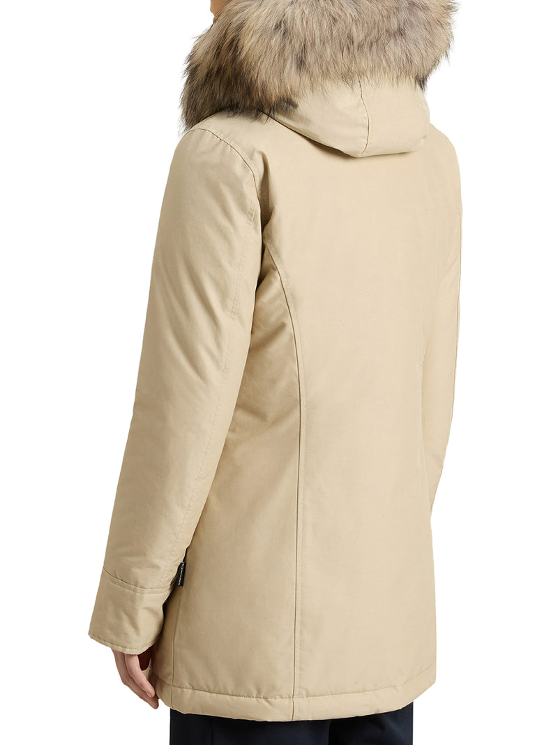 ARCTIC PARKA IN RAMAR CLOTH WITH REMOVABLE FUR