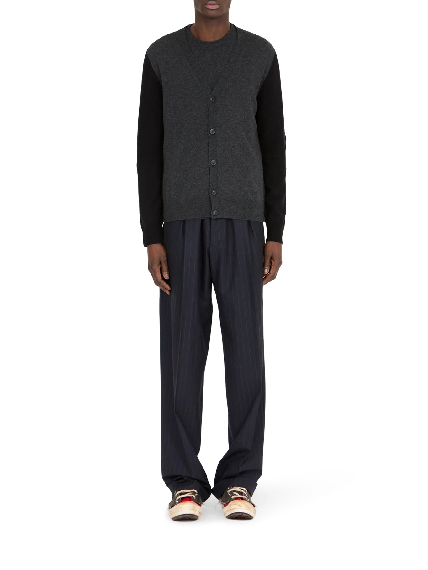 V-NECK WOOL CARDIGAN