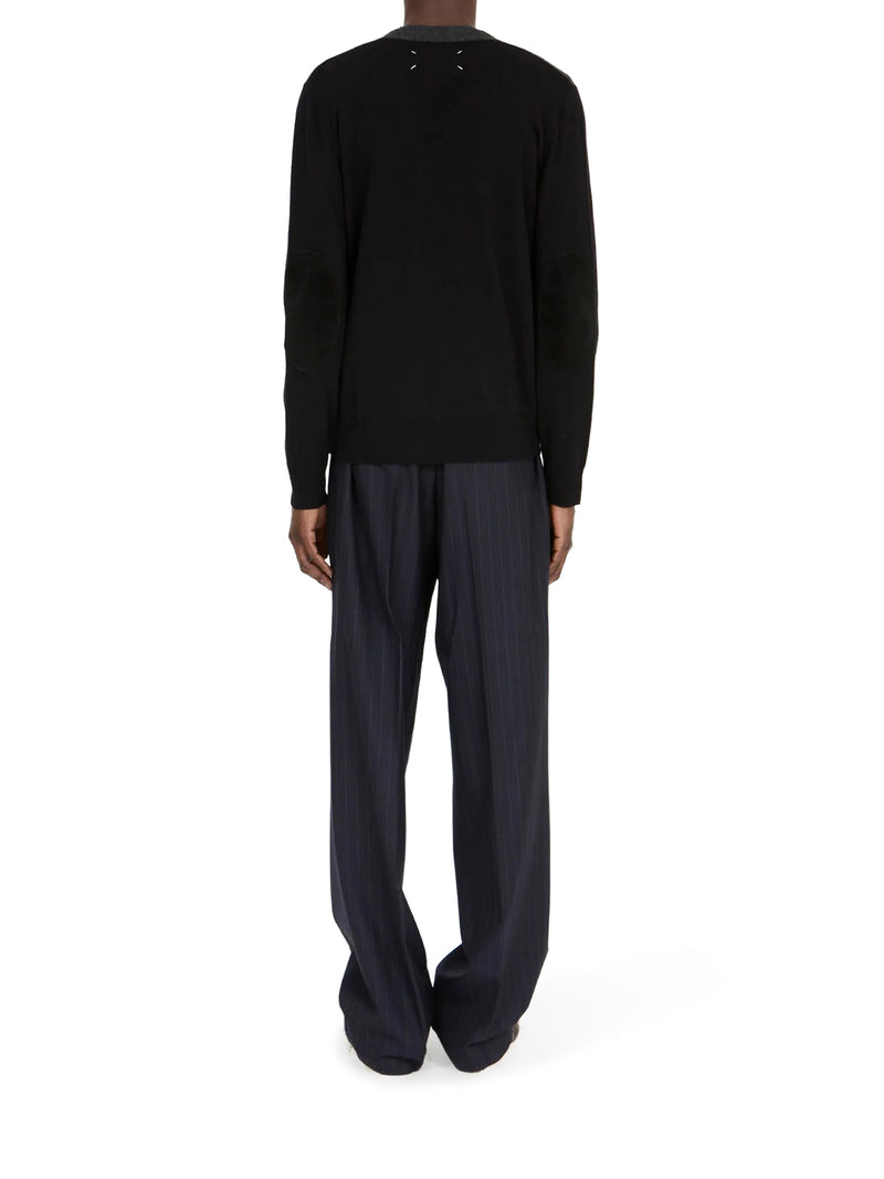 V-NECK WOOL CARDIGAN