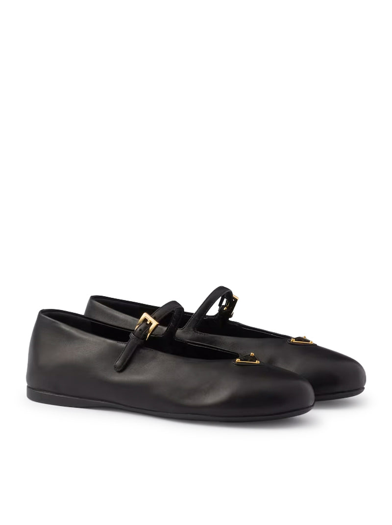 NAPPA LEATHER BALLERINAS