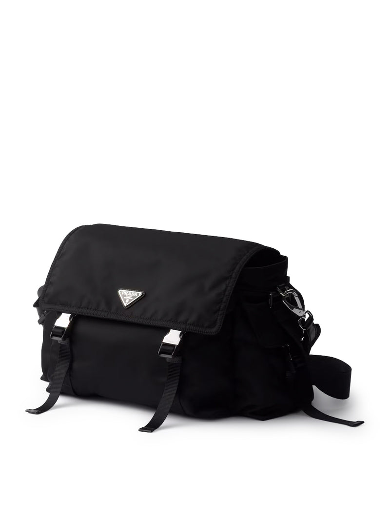 EXPLORE BAG IN RE-NYLON AND LEATHER