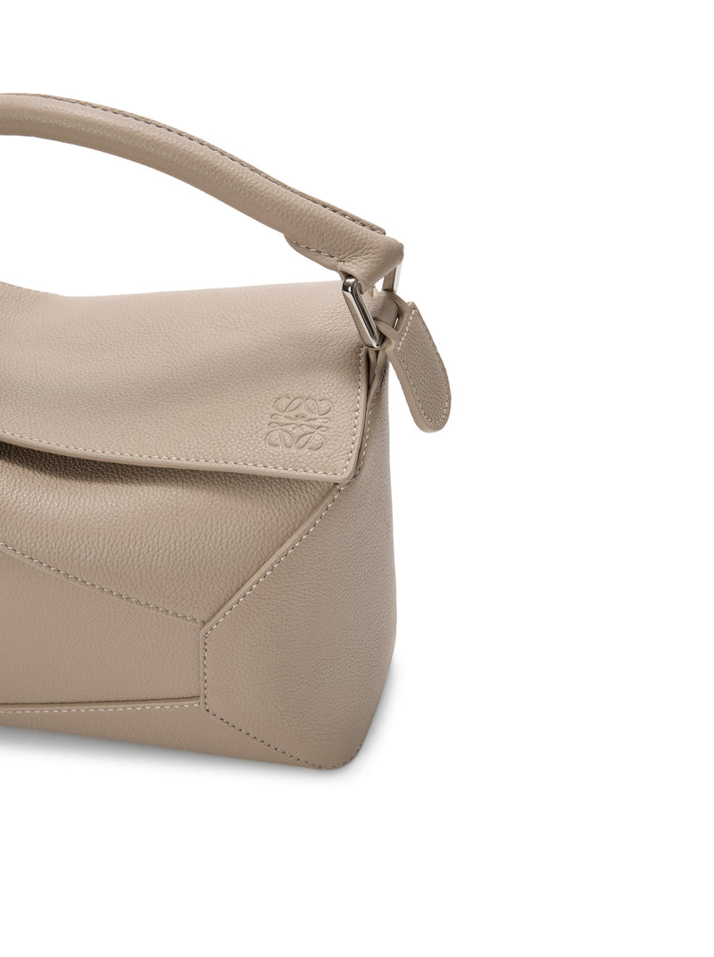 SMALL PUZZLE EDGE BAG IN GRAINED CALFSKIN