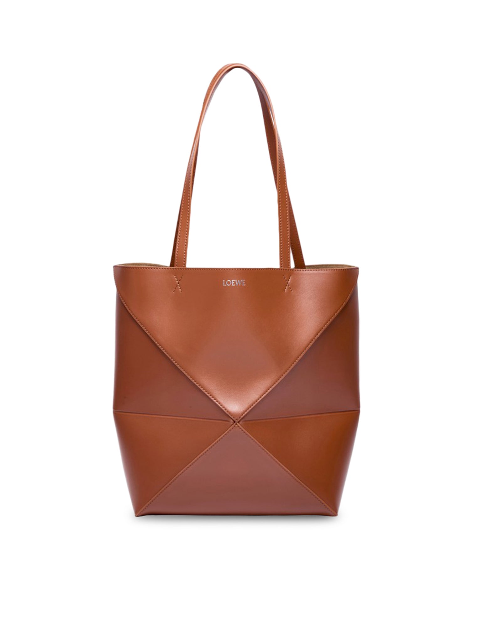 PUZZLE FOLD TOTE BAG IN POLISHED CALFSKIN – Suit Negozi Row