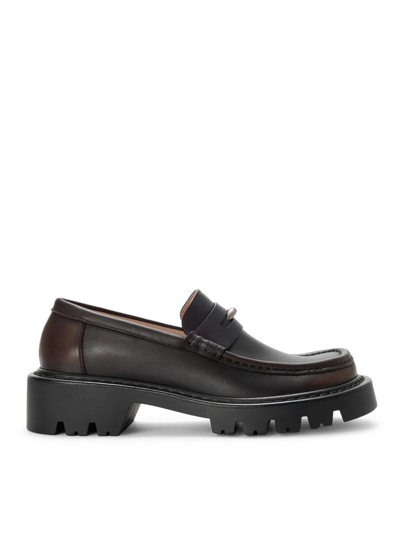 SIERRA BRUSHED CALFSKIN LOAFERS