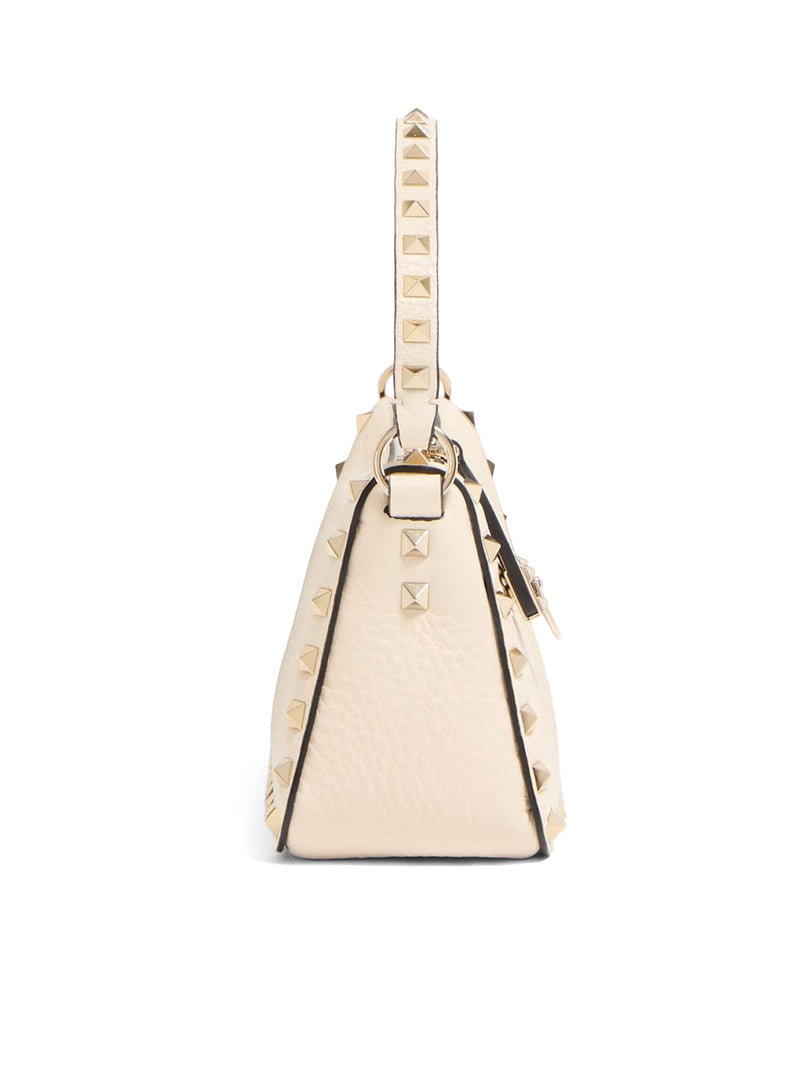 ROCKSTUD SMALL GARNET CALFSKIN CROSSBODY BAG