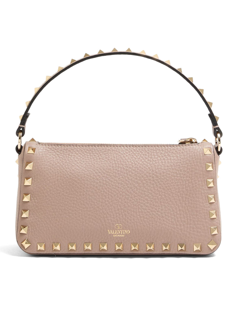 ROCKSTUD SMALL GARNET CALFSKIN CROSSBODY BAG