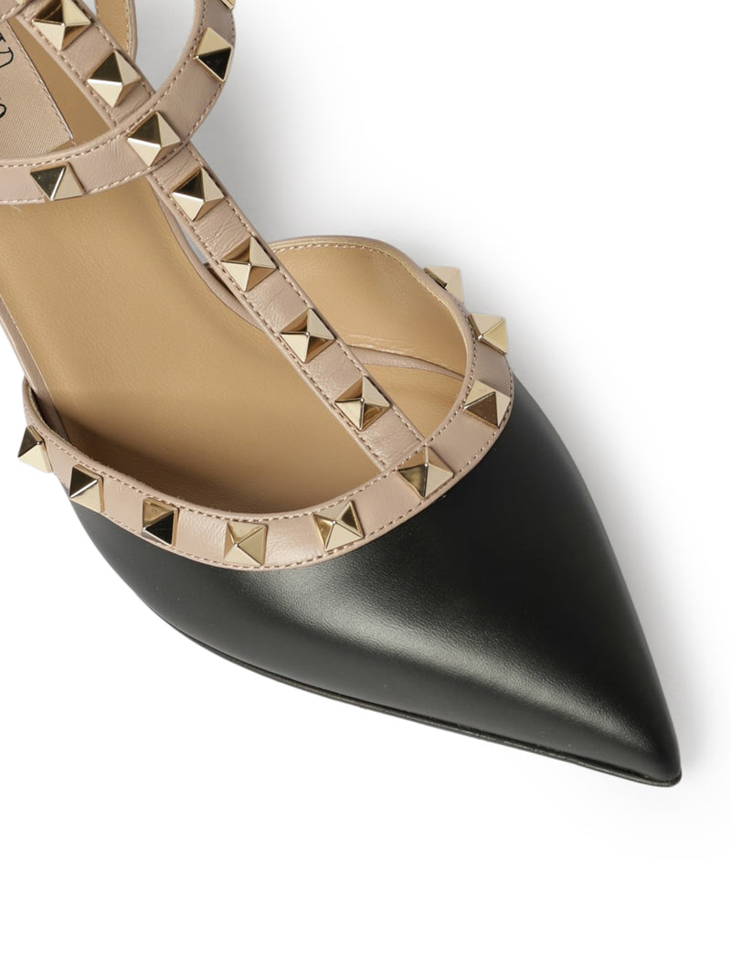 ROCKSTUD LEATHER PUMPS