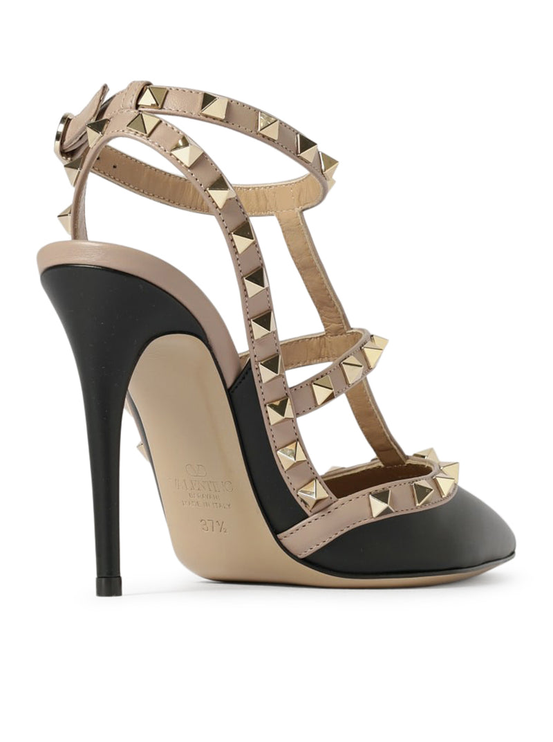 ROCKSTUD LEATHER PUMPS