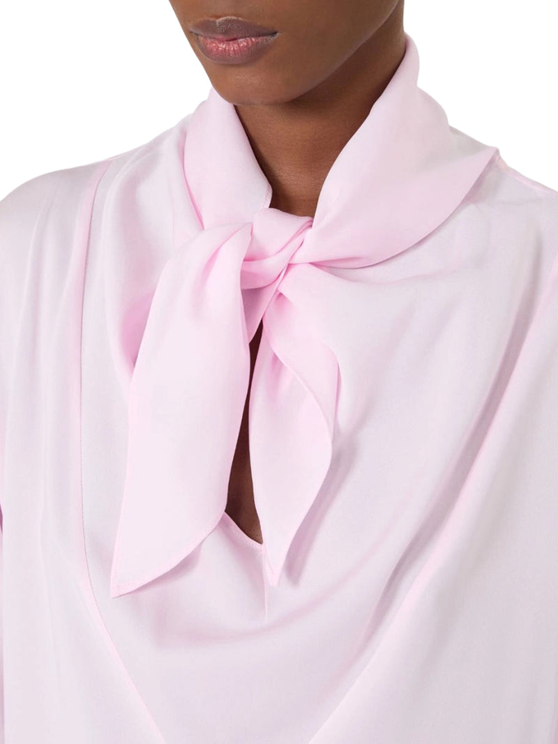 SILK CHARMEUSE BLOUSE