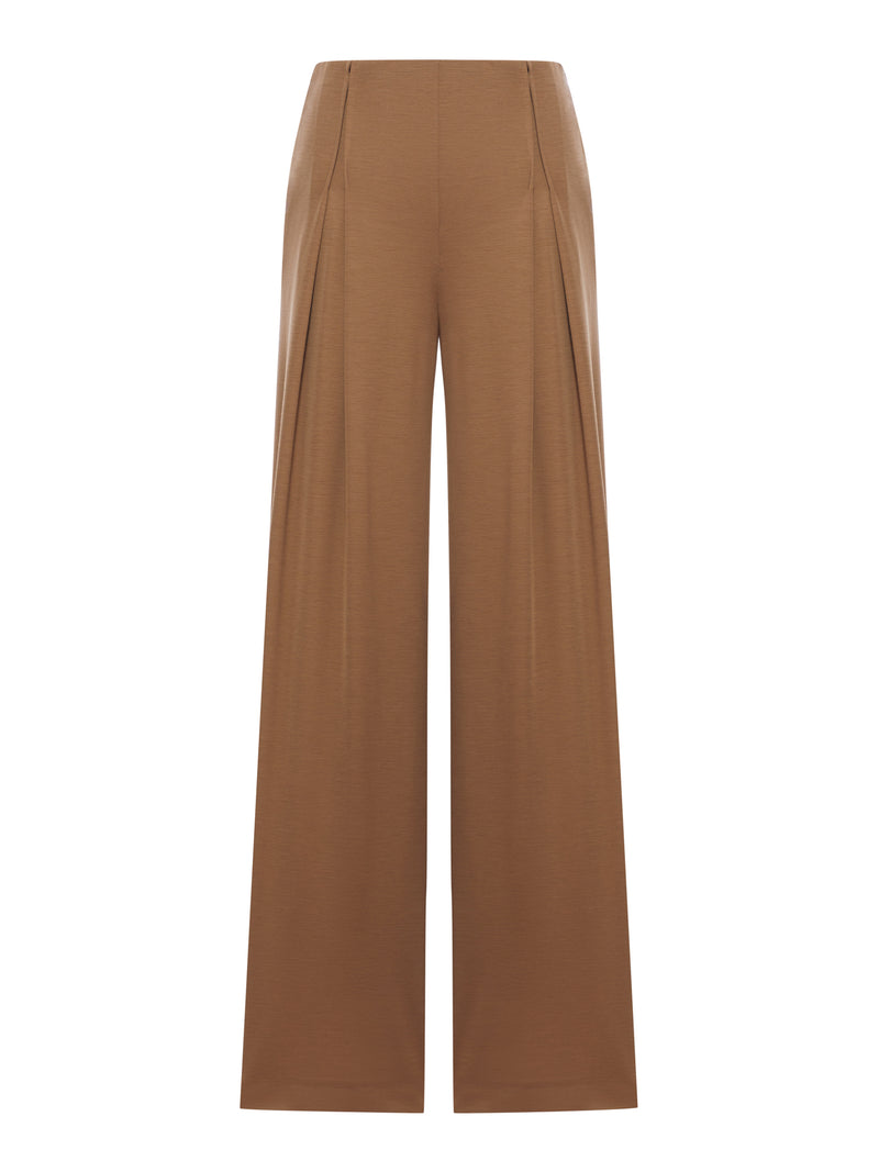 WOOL JERSEY TROUSERS