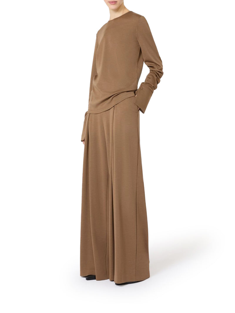 WOOL JERSEY TROUSERS