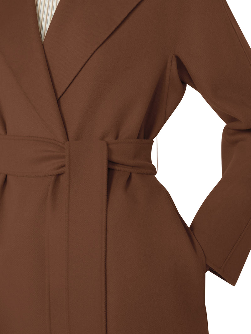 CASHMERE COAT WITH BELT