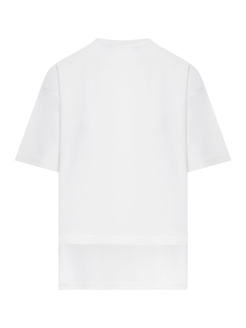 CREW NECK COTTON BOXY T-SHIRT