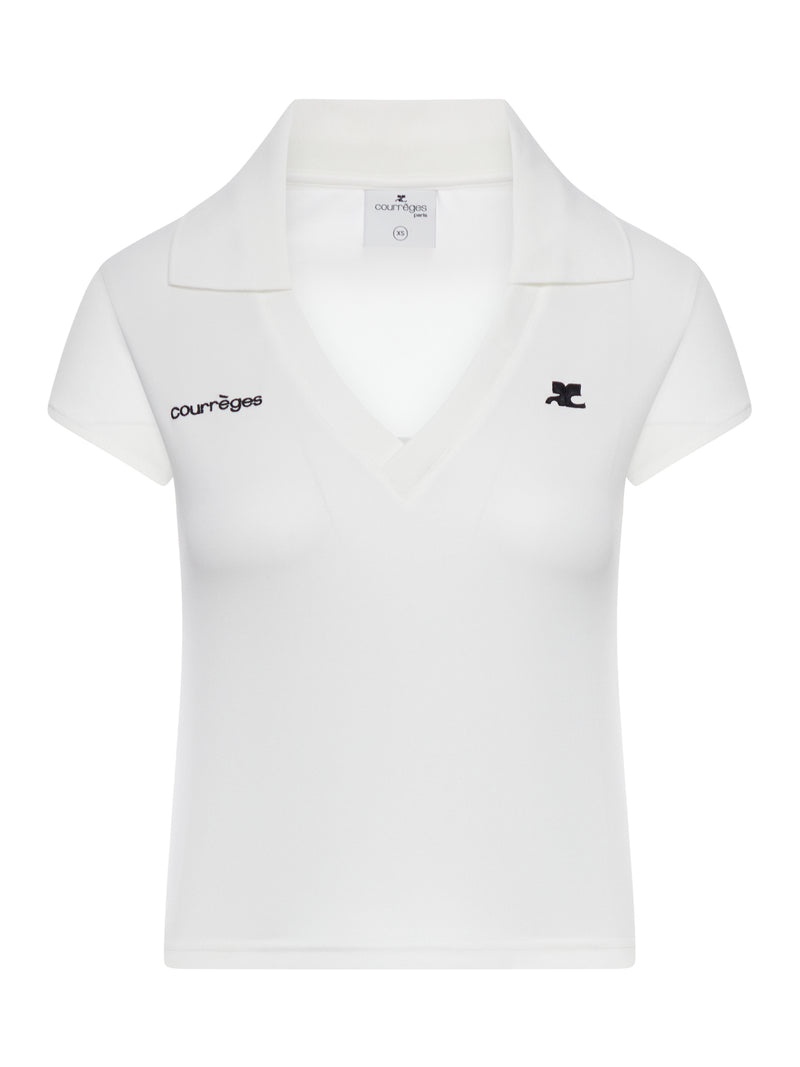 SPORT CROPPED POLO