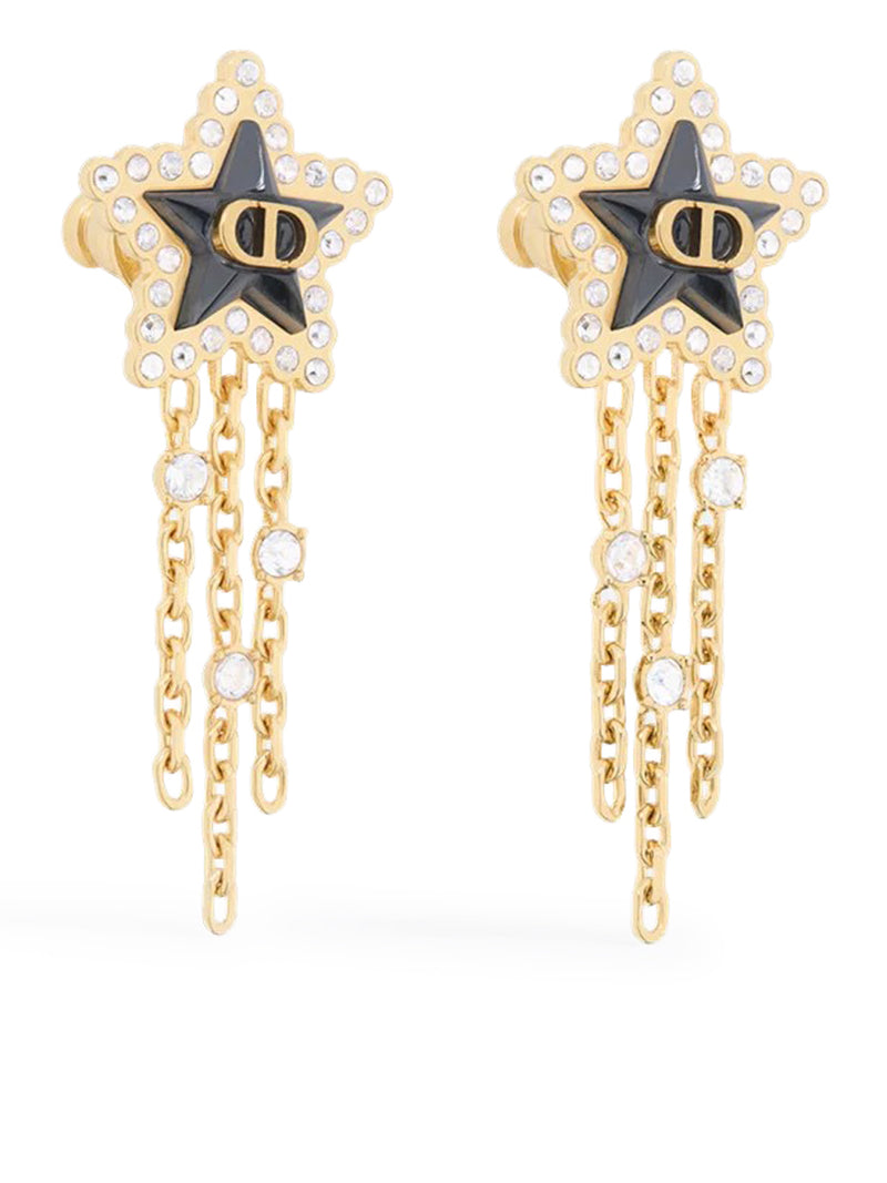 PETIT CD LUCKY BAROQUE GOLD-TONE METAL EARRINGS