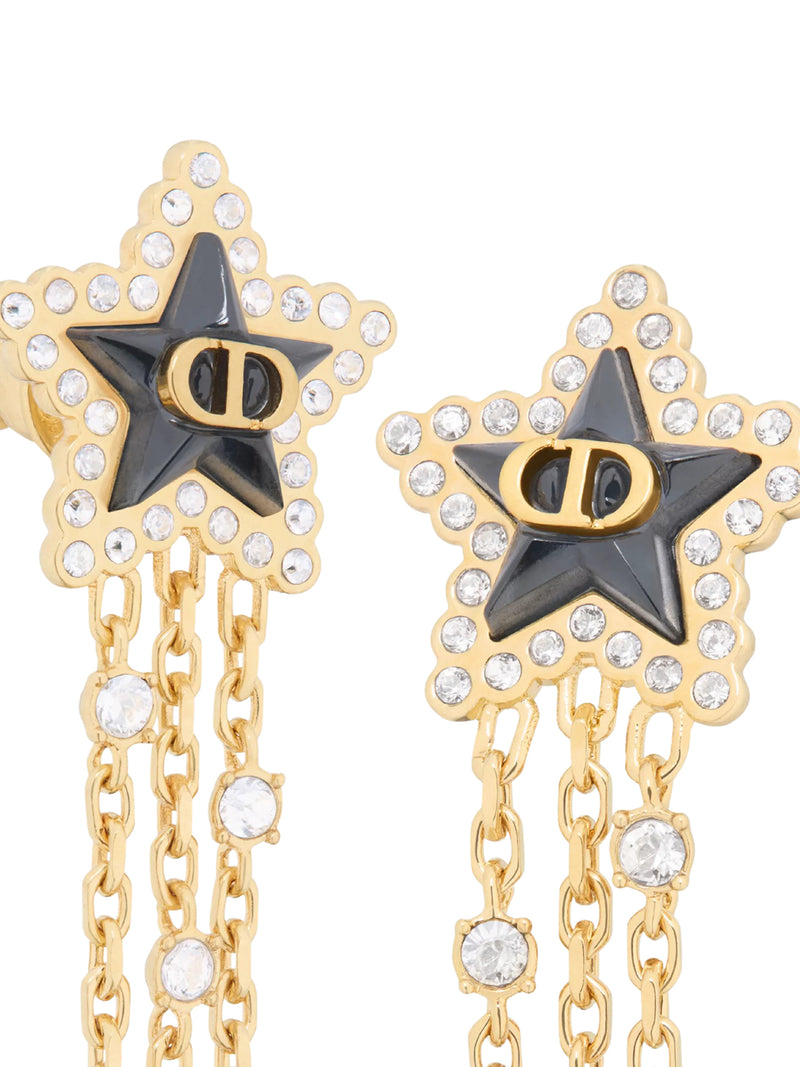 PETIT CD LUCKY BAROQUE GOLD-TONE METAL EARRINGS