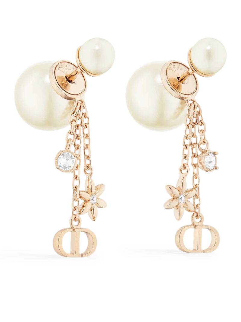 DIOR TRIBALES METAL EARRINGS WITH GOLD-TONE FINISH