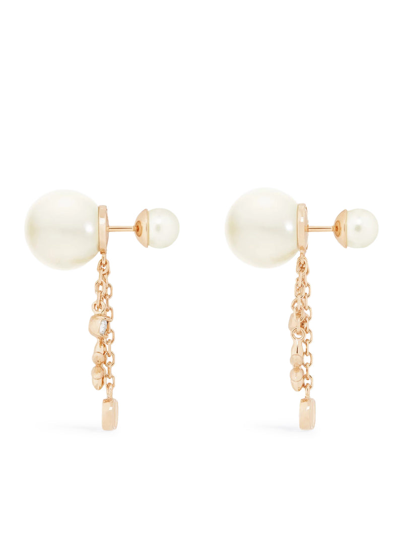 DIOR TRIBALES METAL EARRINGS WITH GOLD-TONE FINISH
