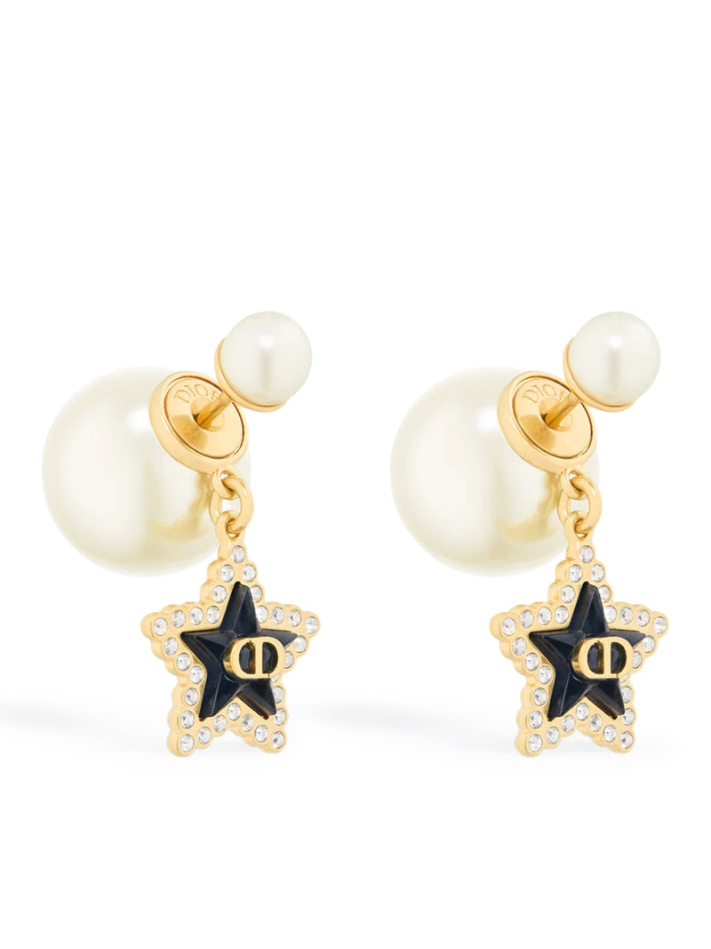 DIOR TRIBALES METAL EARRINGS WITH GOLD-TONE FINISH