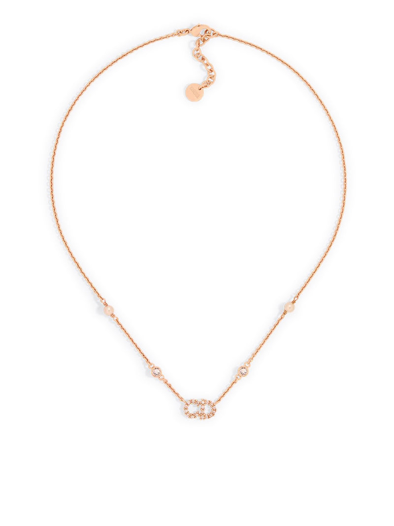 CLAIR D LUNE METAL NECKLACE WITH PINK FINISH
