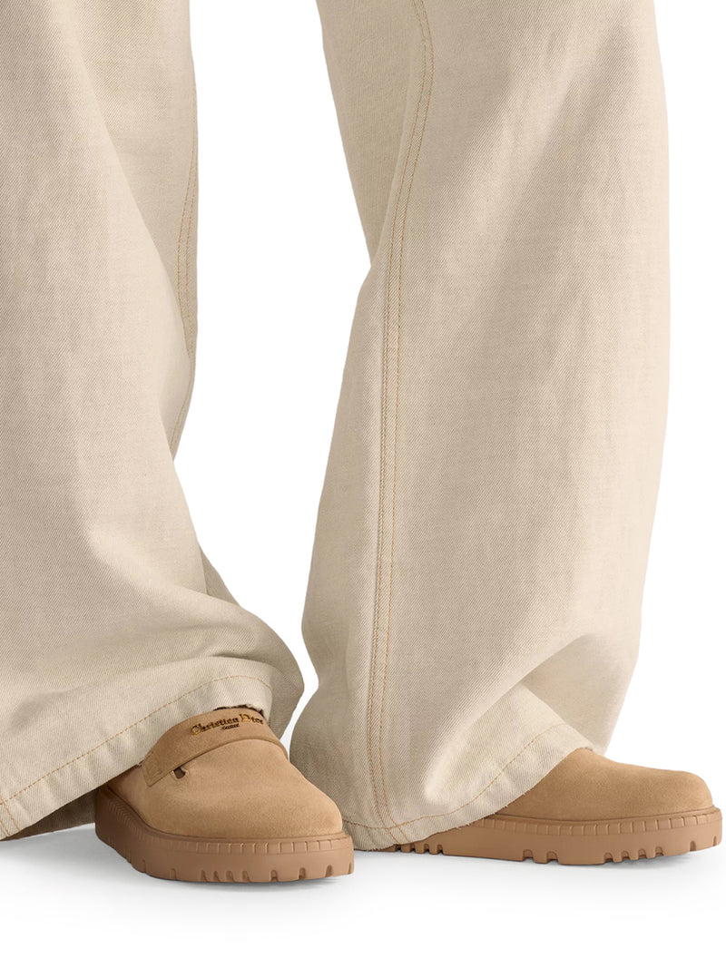 BOY`S SABOT IN SUEDE CALFSKIN