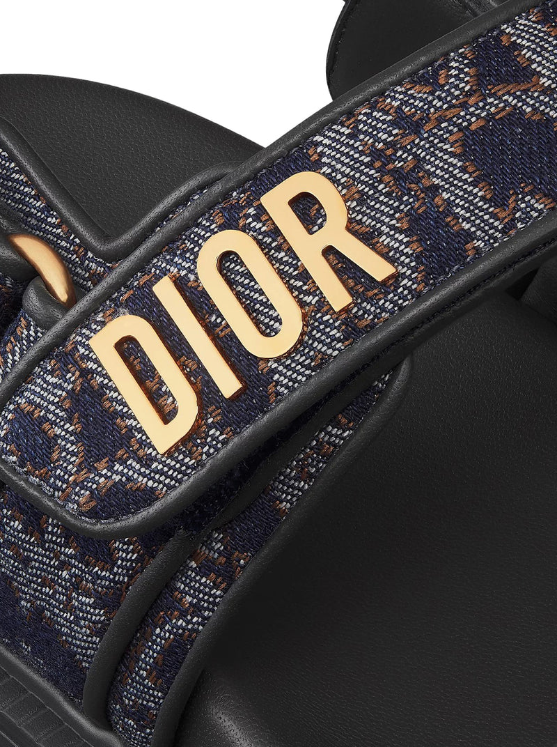 DIORACT SANDAL IN DIOR OBLIQUE DENIM