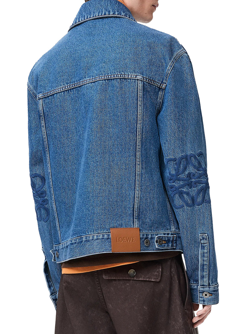 DENIM JACKET WITH ANAGRAM