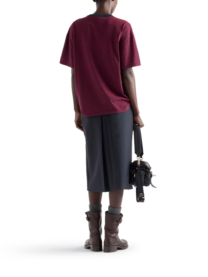 STRIPED JERSEY T-SHIRT