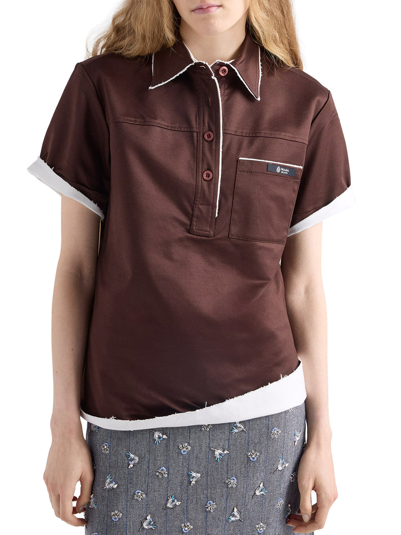 POLO SHIRT IN SCOTTISH THREAD