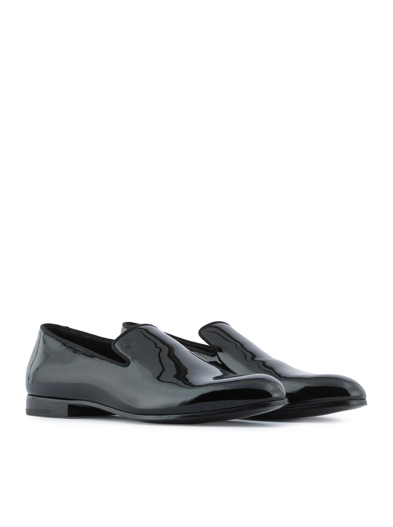 PATENT LEATHER LOAFERS