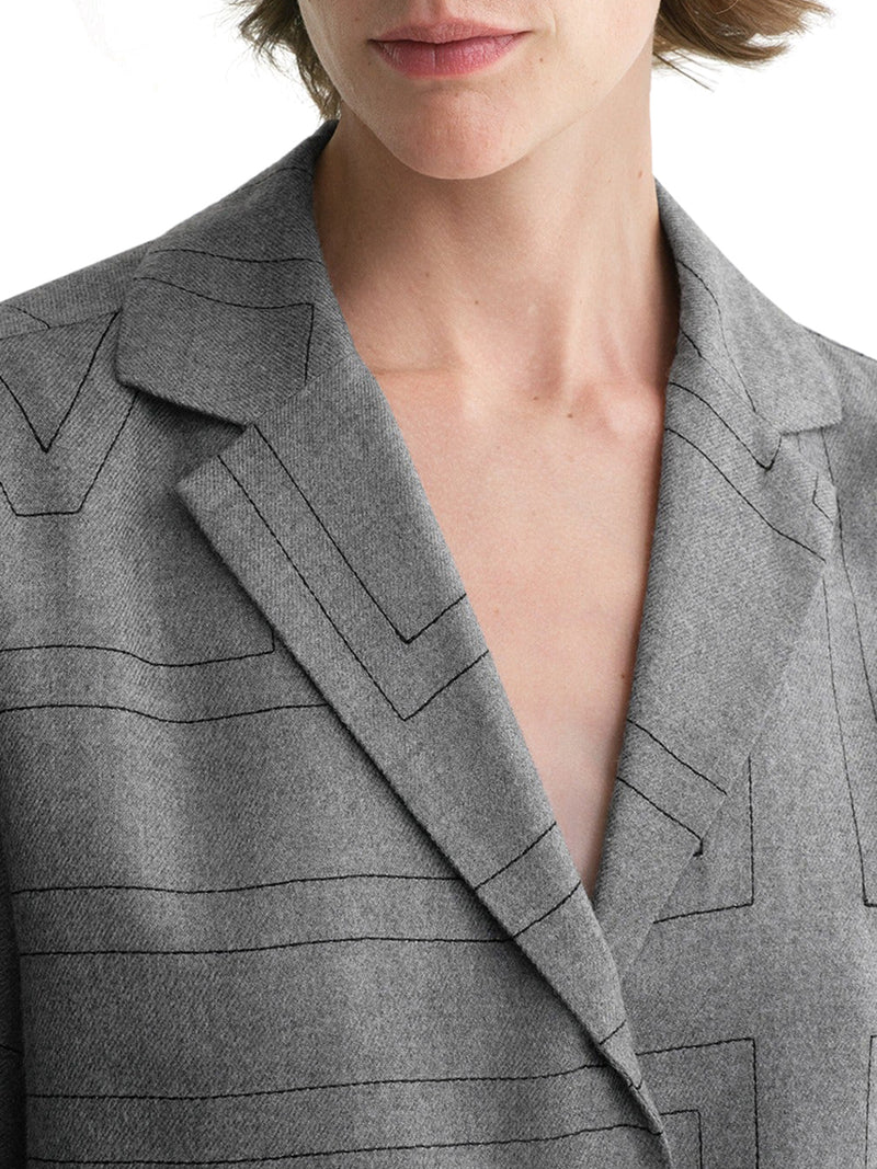 MONOGRAM FLANNEL SHIRT