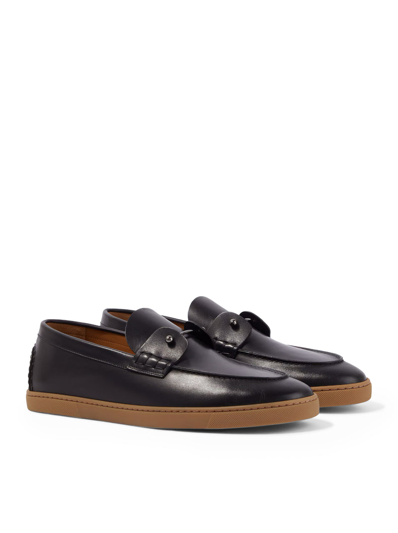 CHAMBELIBOAT LOAFERS IN PATINATED CALFSKIN