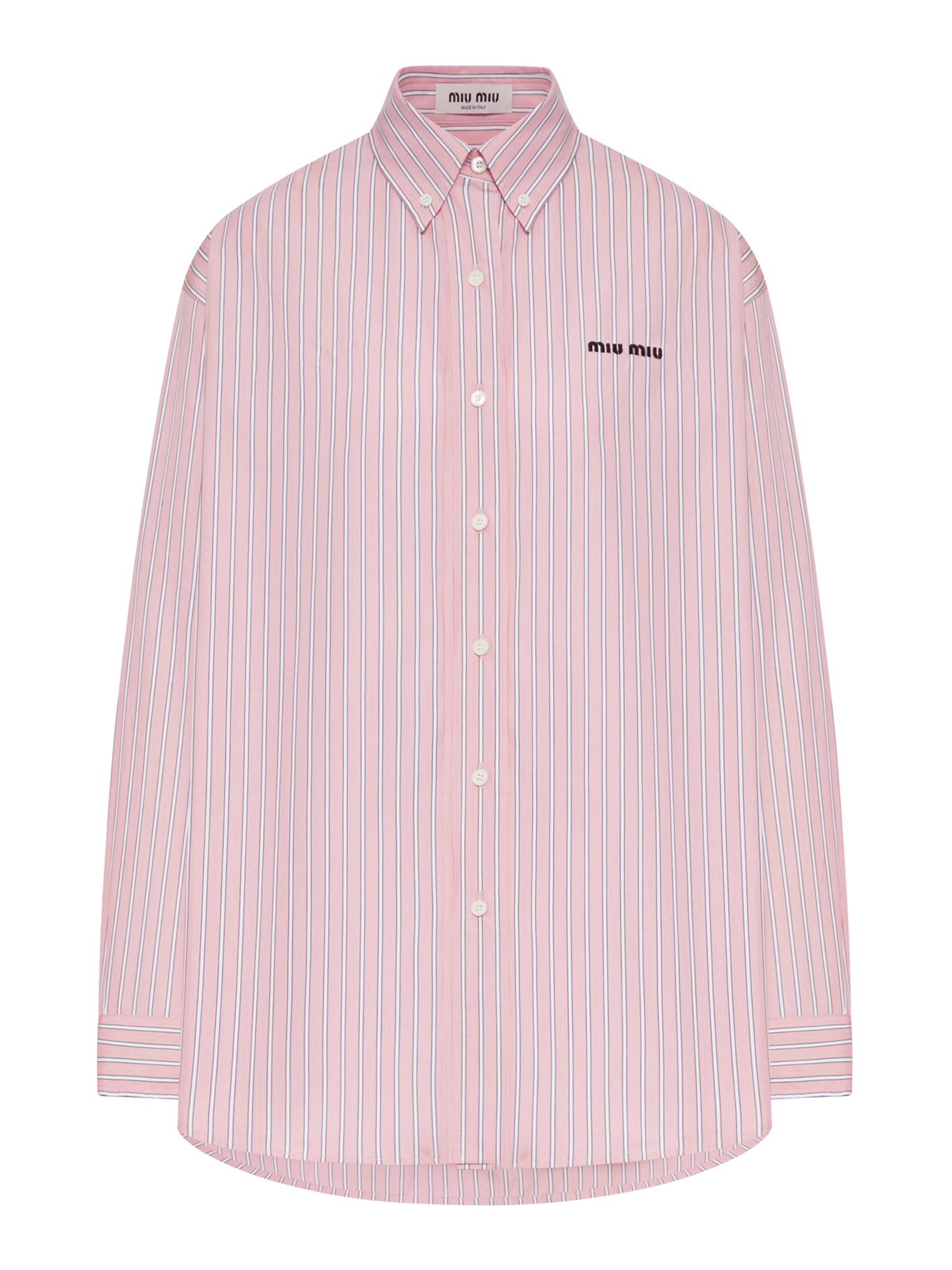 STRIPED COTTON POPLIN SHIRT