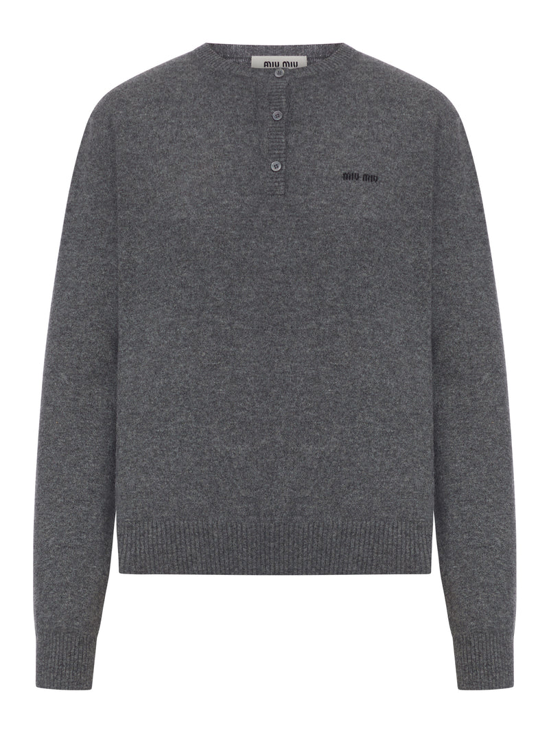 CREW NECK CASHMERE SWEATER