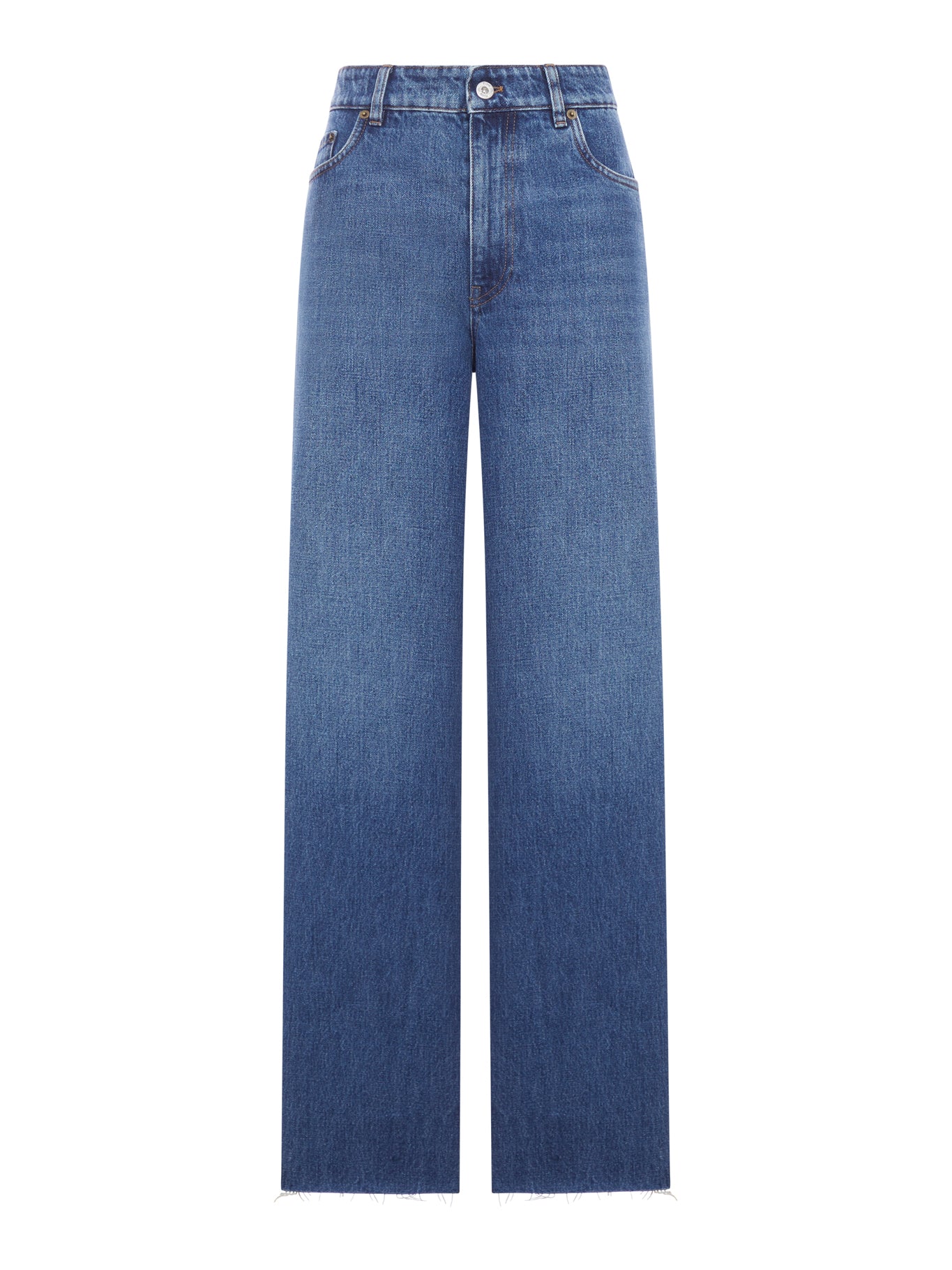 FIVE-POCKET DENIM TROUSERS