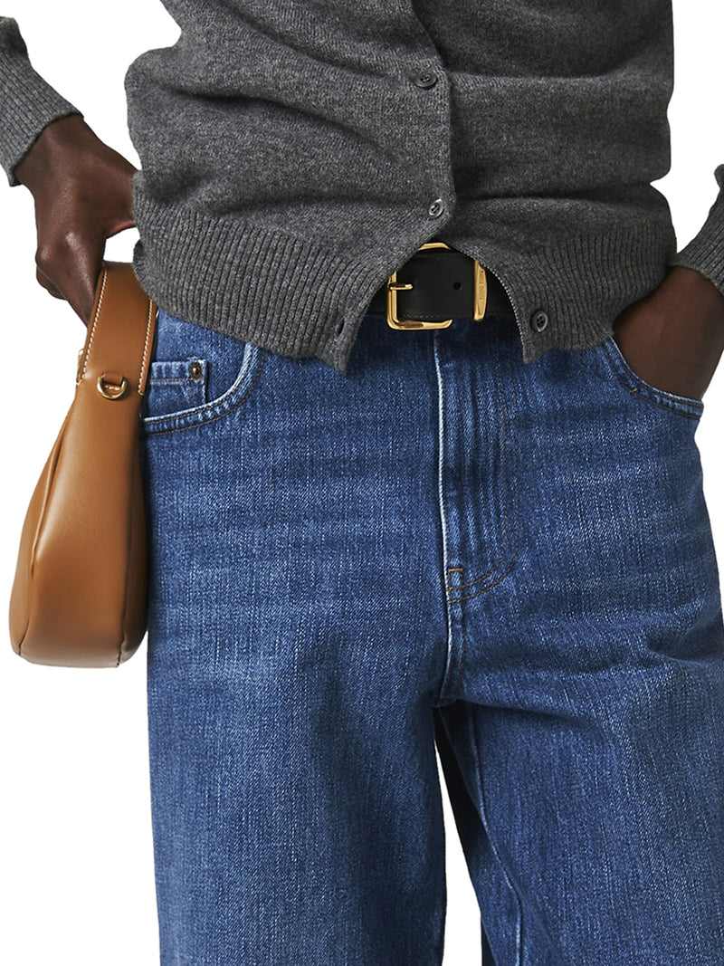 FIVE-POCKET DENIM TROUSERS