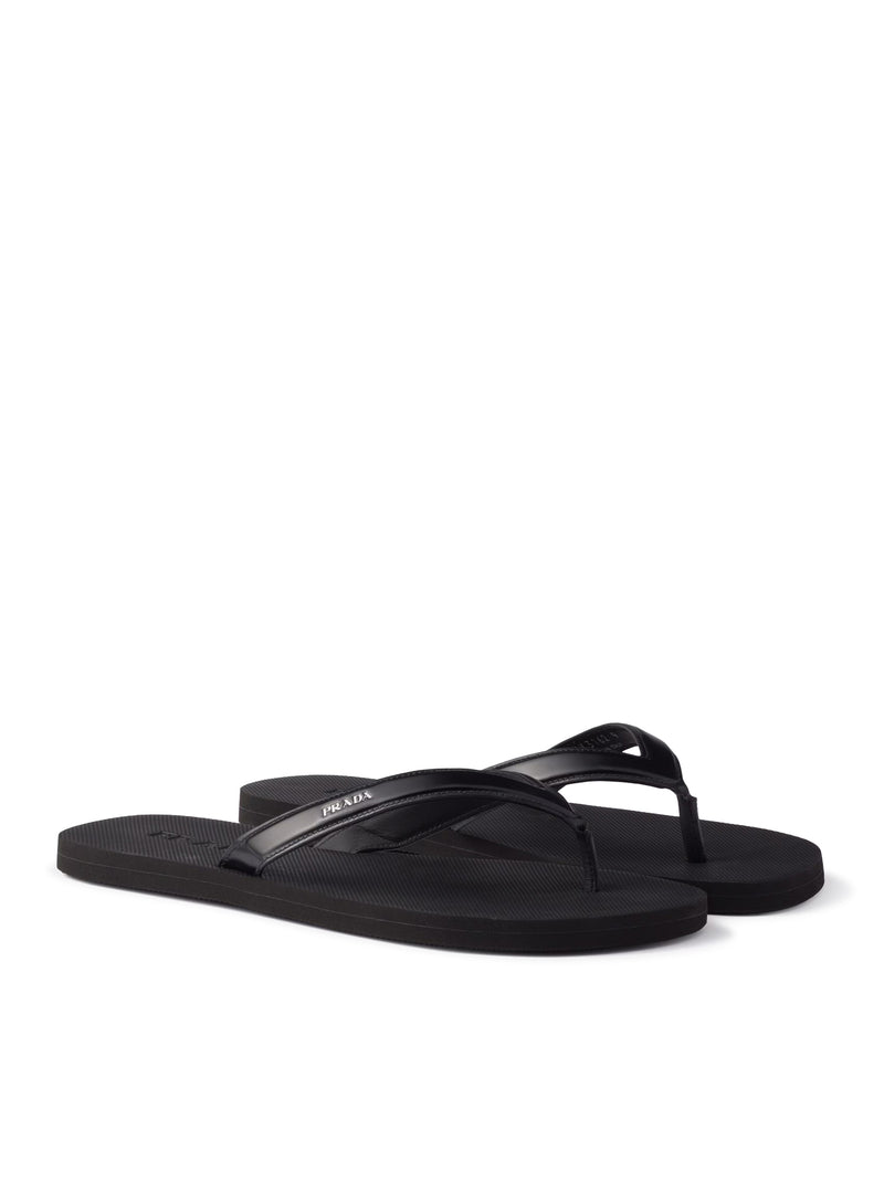 BRUSHED LEATHER IFRA FADIDI SANDALS