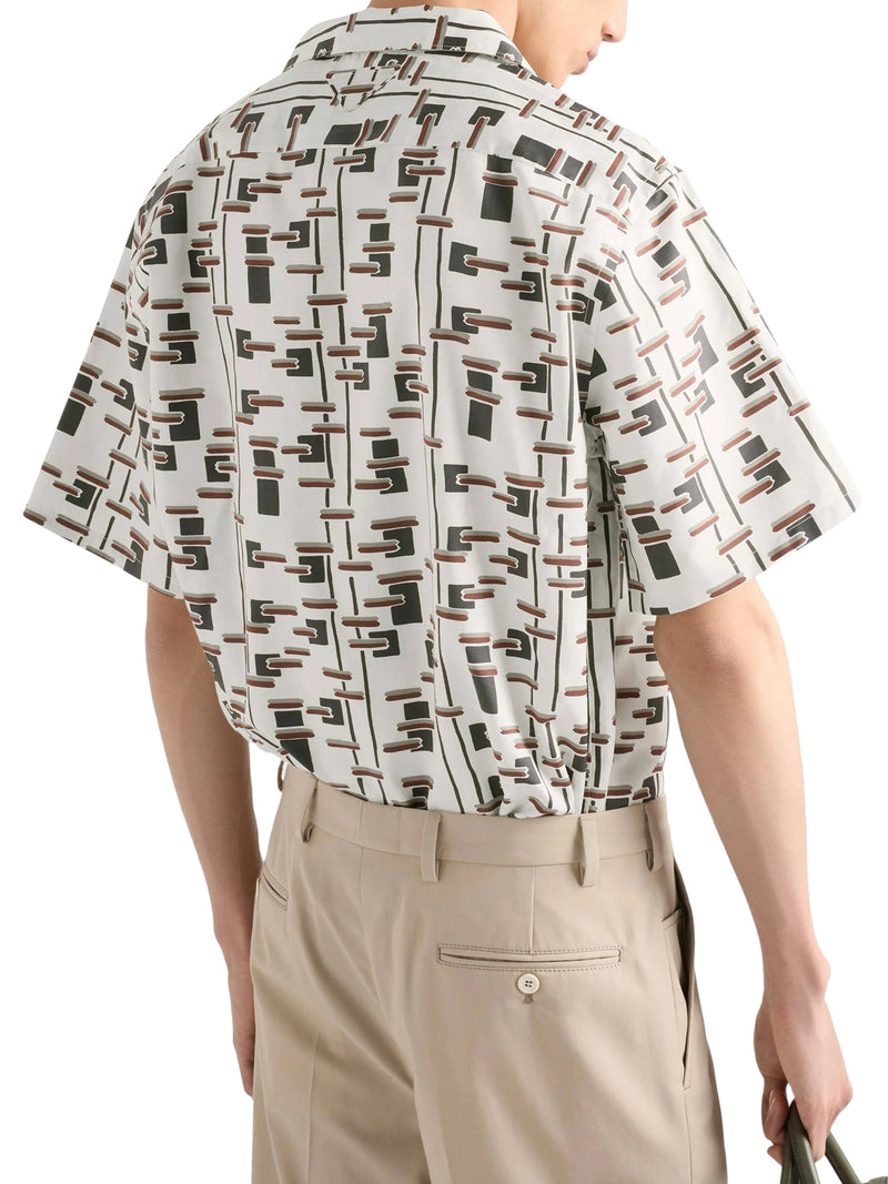 PATTERNED BOWLING SHIRT