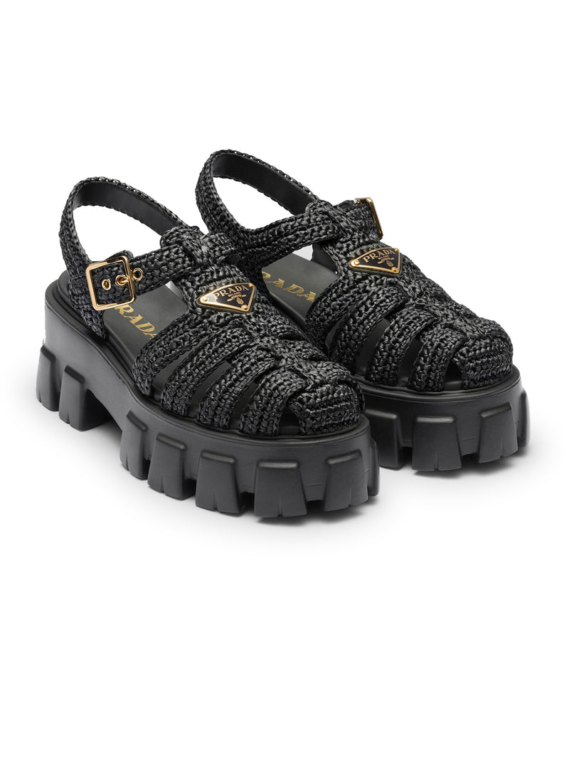 MONOLITH CROCHET SANDALS