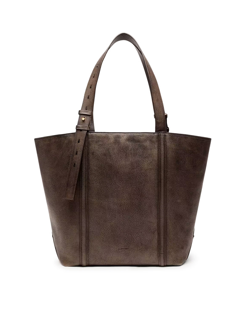 24/7 EAST WEST BAG IN DISTRESSED LEATHER