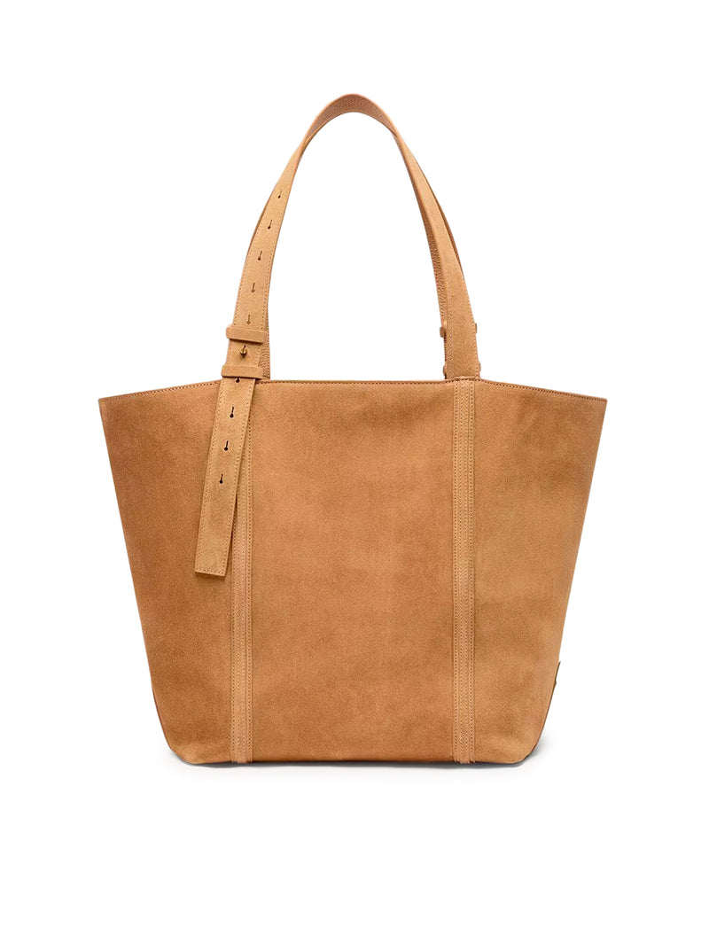 24/7 EAST WEST BAG IN SUEDE WITH FRINGES