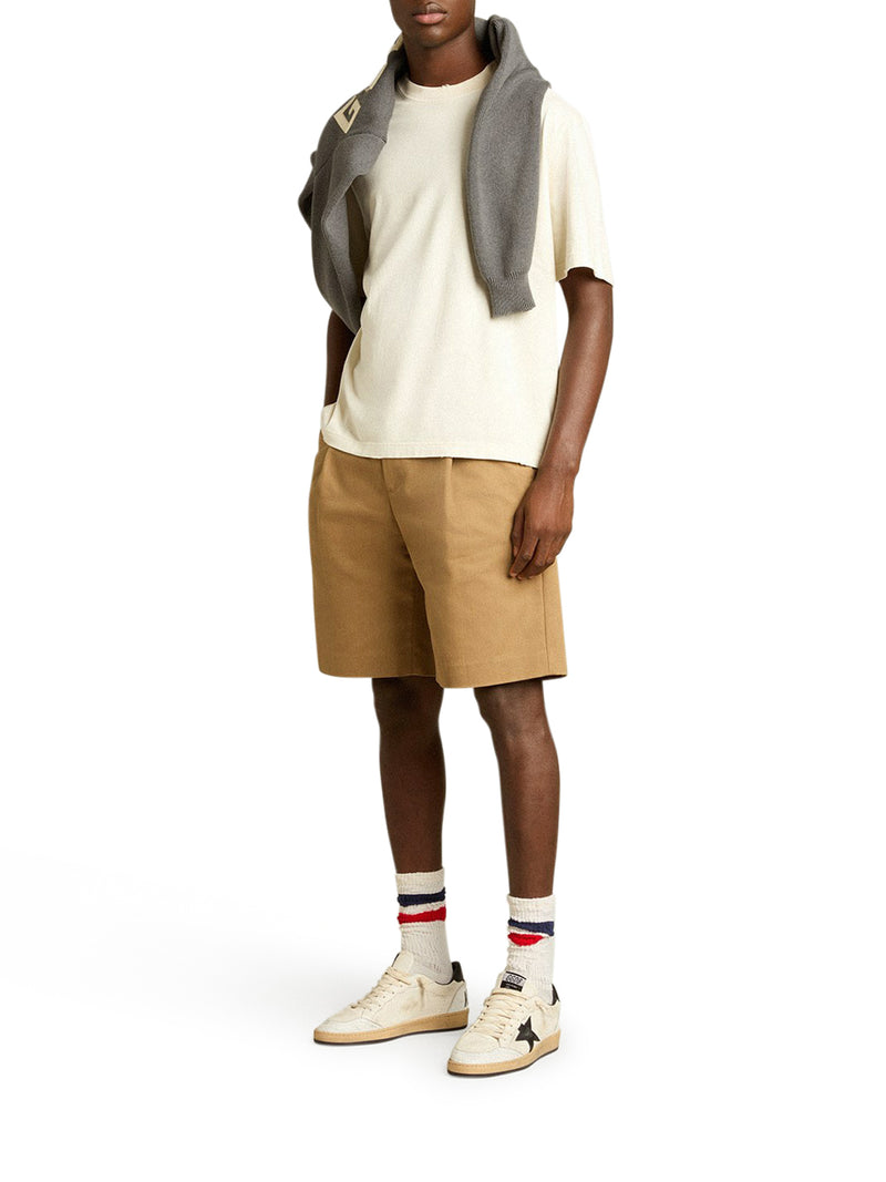 T-SHIRT WITH REVERSE LOGO ON THE BACK