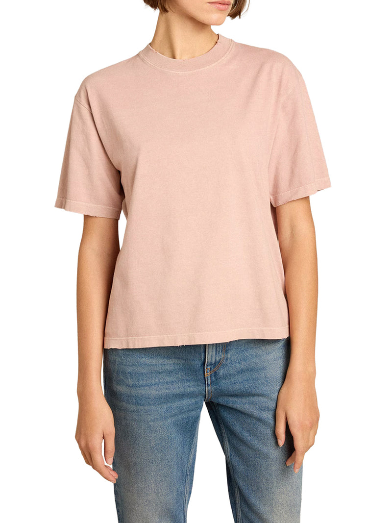 T-SHIRT WITH REVERSE LOGO ON THE BACK